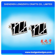 Factory Custom High Quality Silver Swank Cufflinks